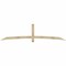 Ekena Millwork Bellingham Rough Sawn Timber Gable Bracket, Douglas Fir, 108"W x 27"H x 4"D x 4"F, 6/12 Pitch GBW108X27X0404BEL00RDF - alternate 1